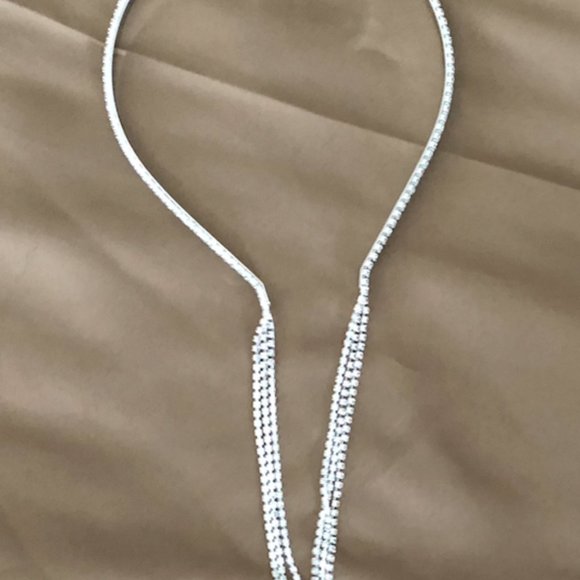 🛍 Rhinestone Tassel Headband - Picture 4 of 5